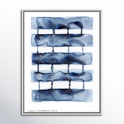 Stitched Together I by Nikki Galapon - Solid Wood Rectangle Print Single Piece Item on Canvas