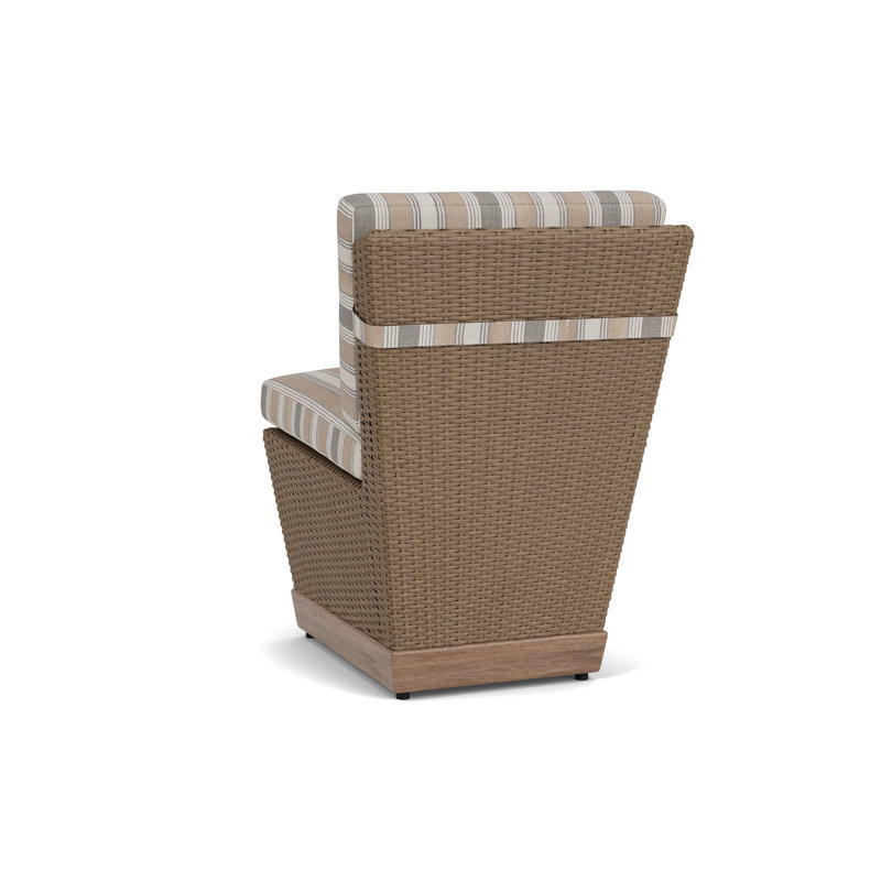 Charisma Outdoor Dining Side Chair, Purveyor Pewter