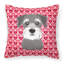Coussin décoratif intérieur/extérieur schnauzer hearts-304264864-304264920