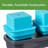 Tovolo King Cube Clear Ice System, 4 Crystal-Clear 2-Inch Cubes BPA-Free
