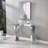 Glass Top Console Table-1732050347