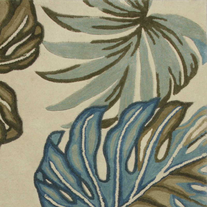 Wool Floral Indoor Rug