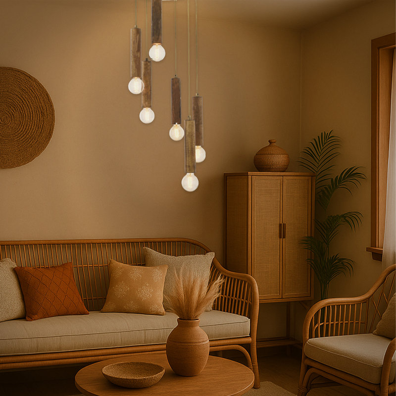 Luminaire suspendu 6 lumières