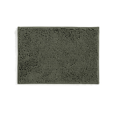 Soft Absorbent Chenille Bath Mat Rug with Anti-Skid Rubber Backing