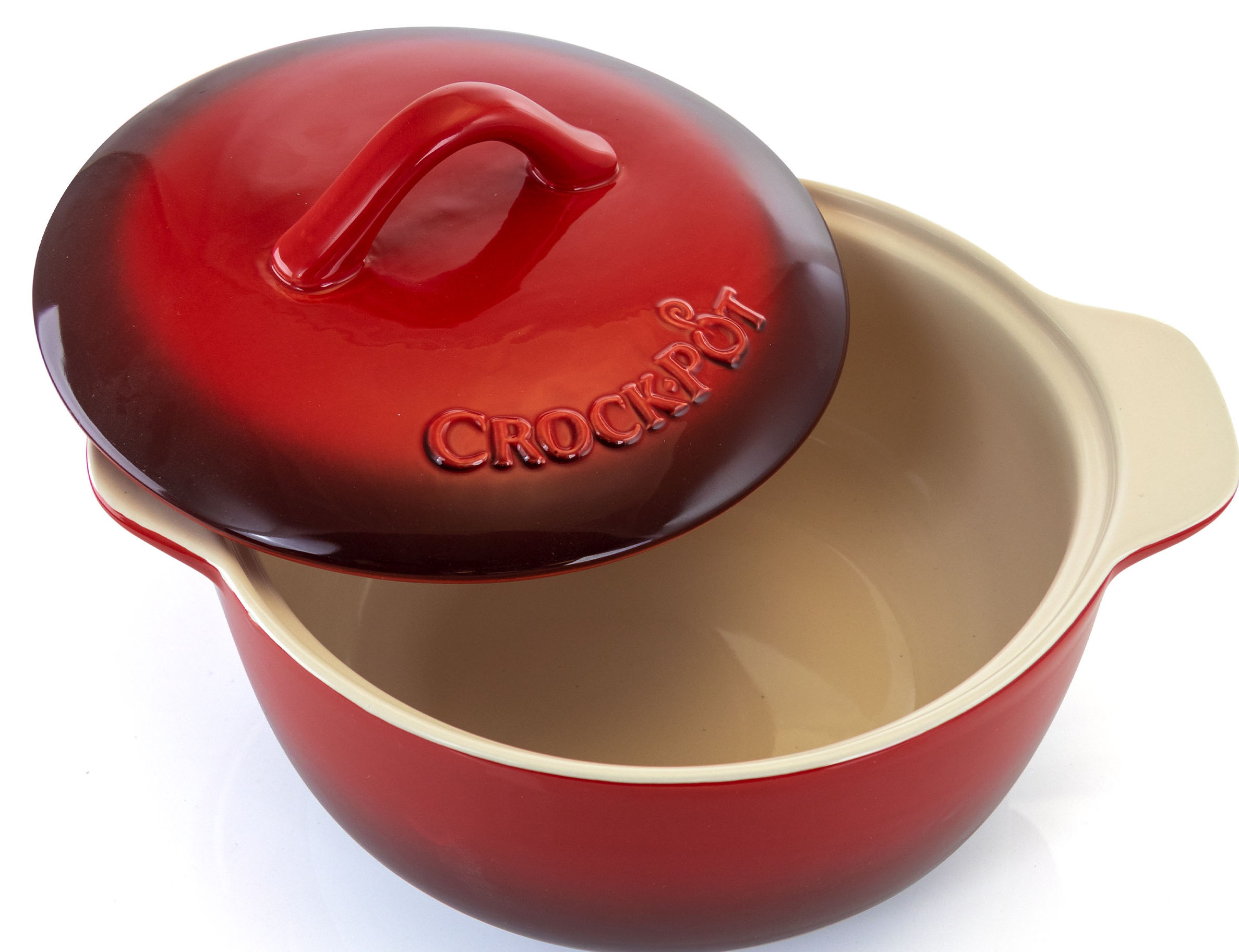 Crock-Pot 2.3 Qt.Stoneware Round Casserole with Lid & Reviews