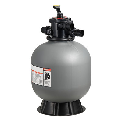 Sand Filter, 20-Inch, 50 GPM Above Inground Swimming Pool Sand Filter System, with 7-Way Multi-Port Valve, Backwash, Rinse, Recirculate, Waste, Winter, Closed Modes, for Above In Ground Pools