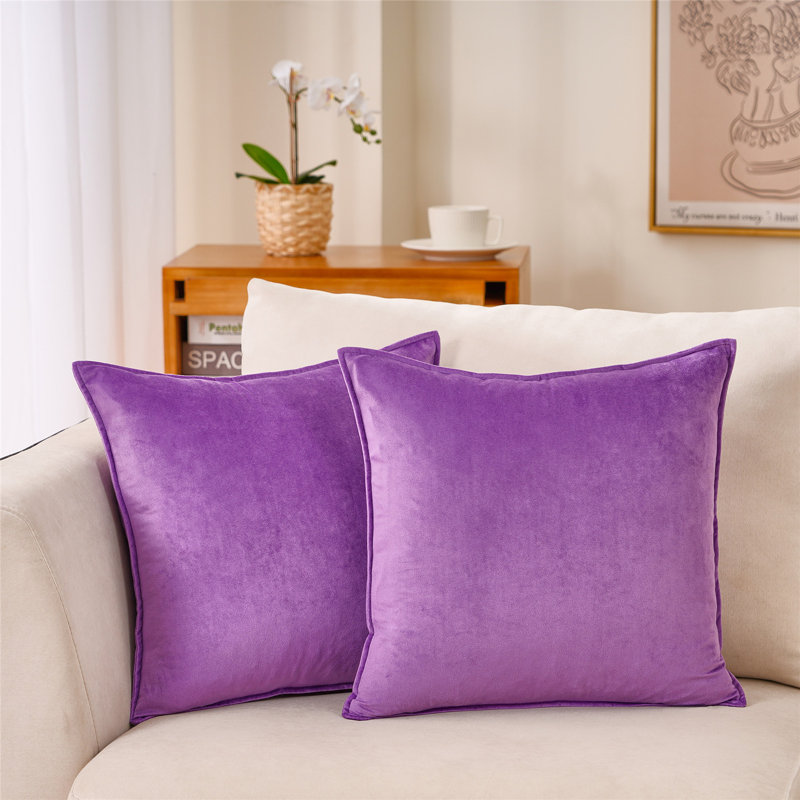 Coussin réversible , Violet