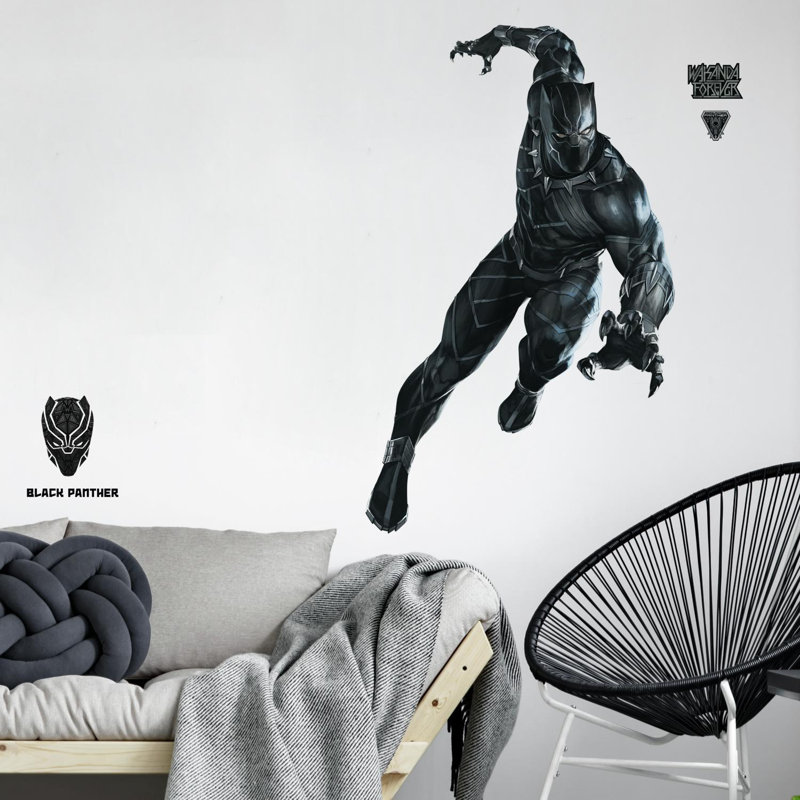 Adhésif décoratif noir et colle