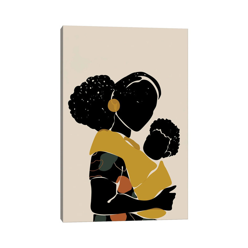 «Black Hair No. 15» par Domonique Brown, impression sur toile tendue, H 26 po x l 18 po x 1,5 po