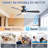52 Inch Flush Mount Smart Dc Ceiling Fan With Light And Remote Control, Reversible 3-Abs Blades For Year-Round Comfort-1030724884