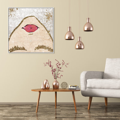 " Fashion And Glam Glitter Coveted Female Portrait "