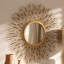 Iron Frame Wall Mirror