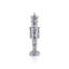 Hartwin 2-Piece Set Small Metallic Decorative Nutcracker Figurines-442041369