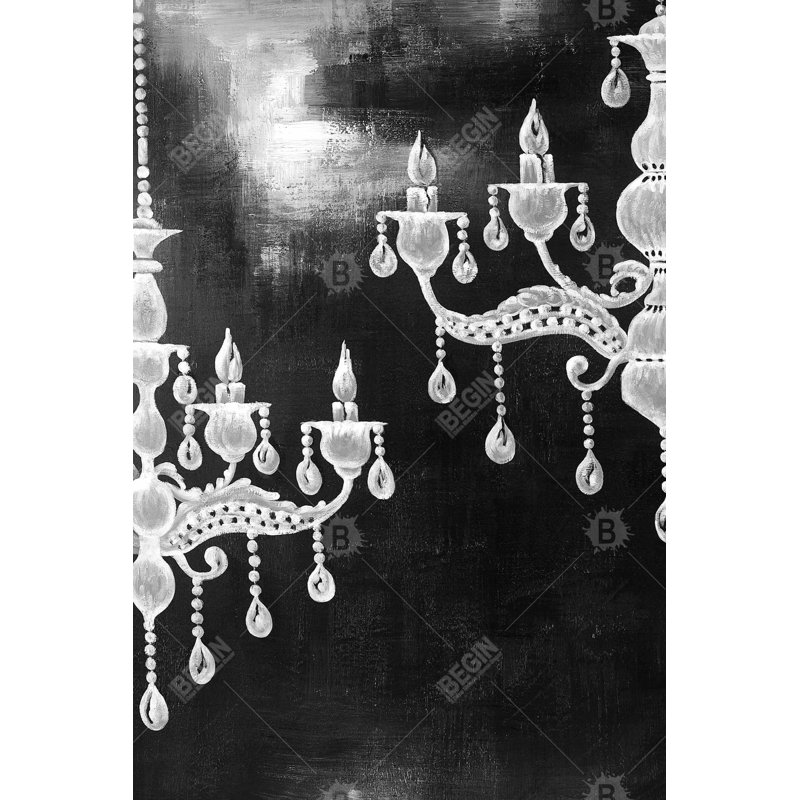 " White Chandeliers "