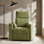 Anneisha Modern Swivel Rocker Power Recliner with Moveable Pillows