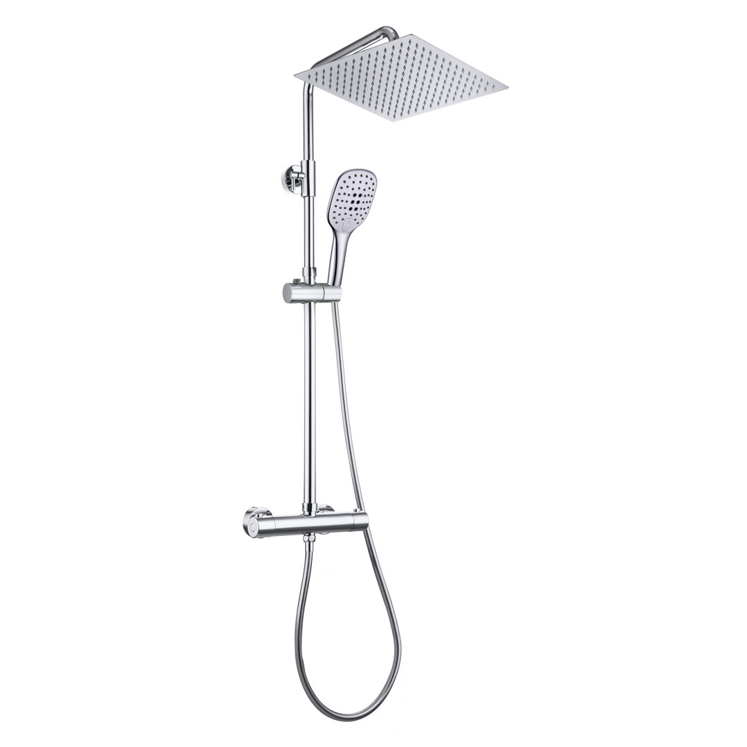 Belfry Bathroom Corcoran Mit Kopfbrause 30*30Cm Matt Schwarz