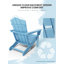 Chaise Adirondack en acier PEHD pliable-1833397267