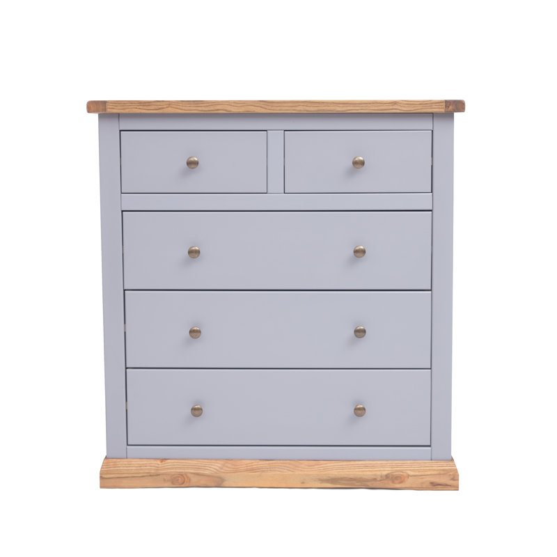 Valero 90 cm W Chest of 5 Drawers
