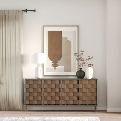 Bora 71" Wide Sideboard, Brown
