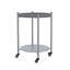 Table basse ronde avec roulettes