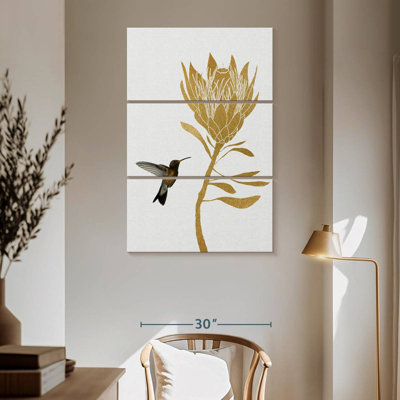 Harnek colibri et fleur II