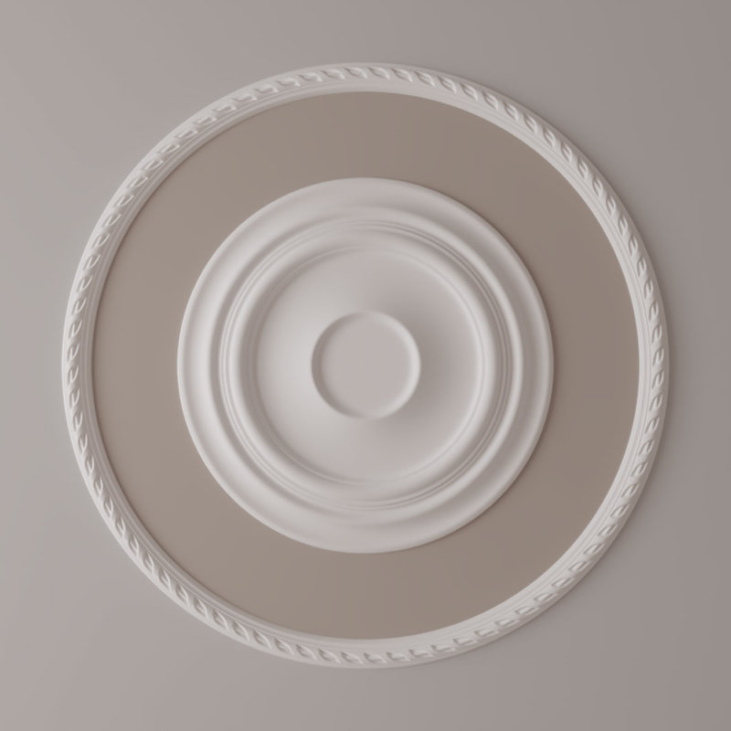 Medway Ceiling Ring Kit, 39.375'' H x 39.375'' W x 1'' D, Single (1/4 of a Complete Circle)