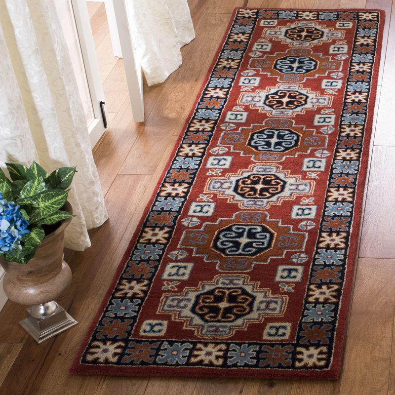 Wahcheechee Hand Tufted Wool Southwestern Rug, Runner 2'3" x 8'