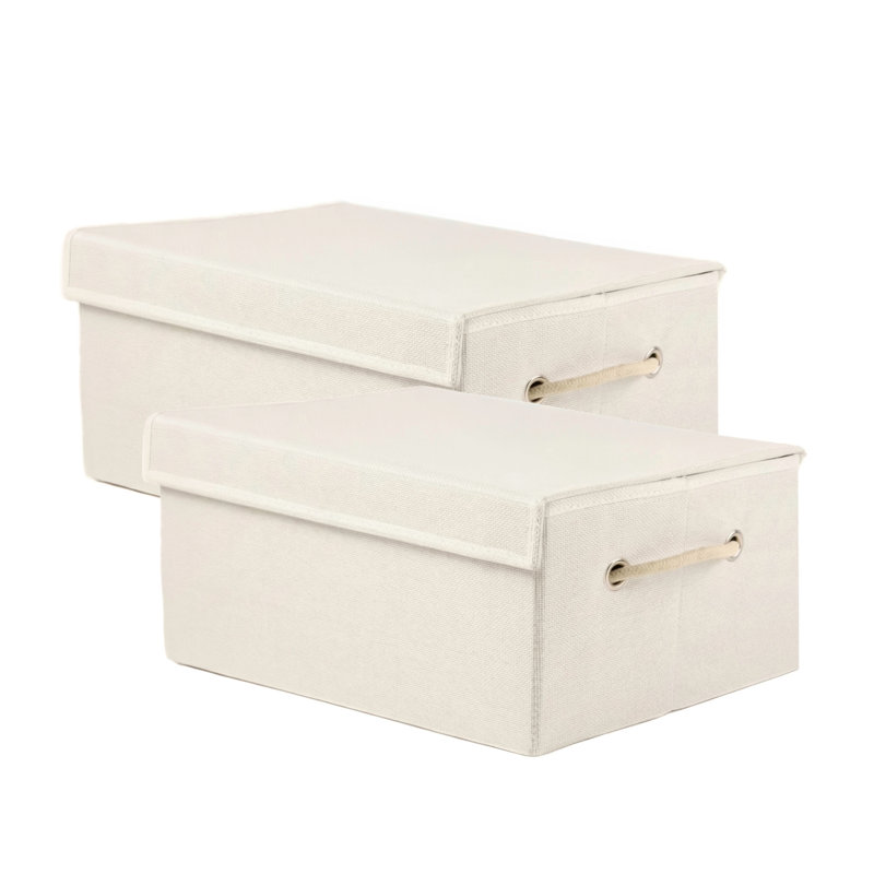 2-Pack Collapsible Laundry Basket 16L 15"x10"x7" | Linen