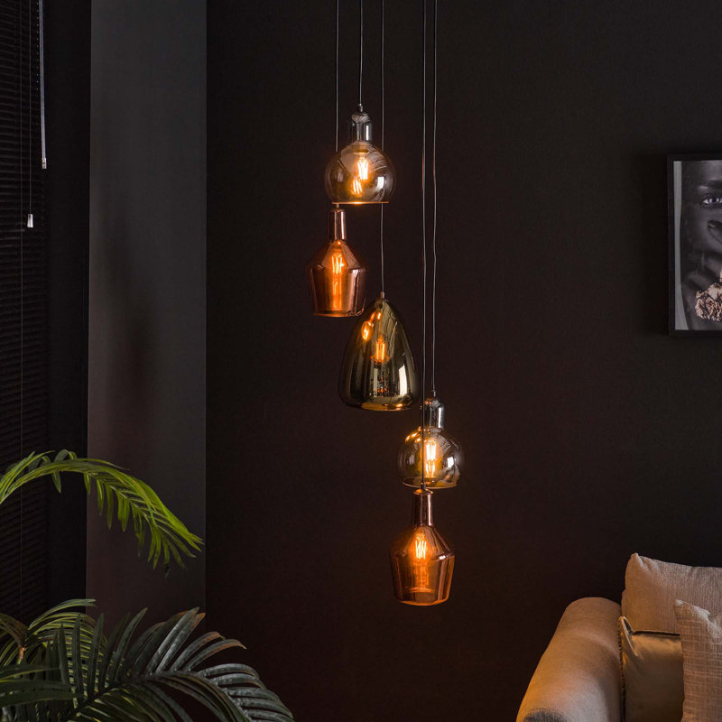 Caludia 5 - Light Cluster Dome Pendant