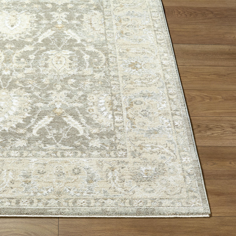 Tapis tissé à la machine Lanz, Rectangle 7 pi 10 po x 10 pi 2 po, Grey