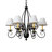 6 - Light Dimmable Empire Chandelier