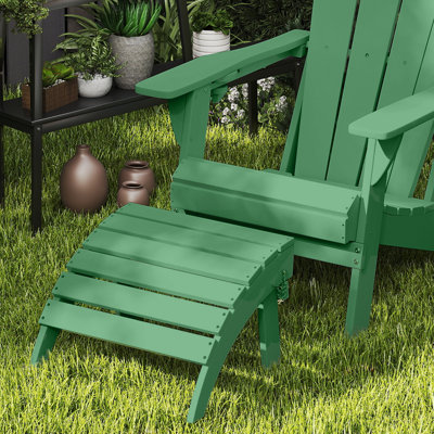 Repose-pieds pliable en plastique PEHD Adirondack