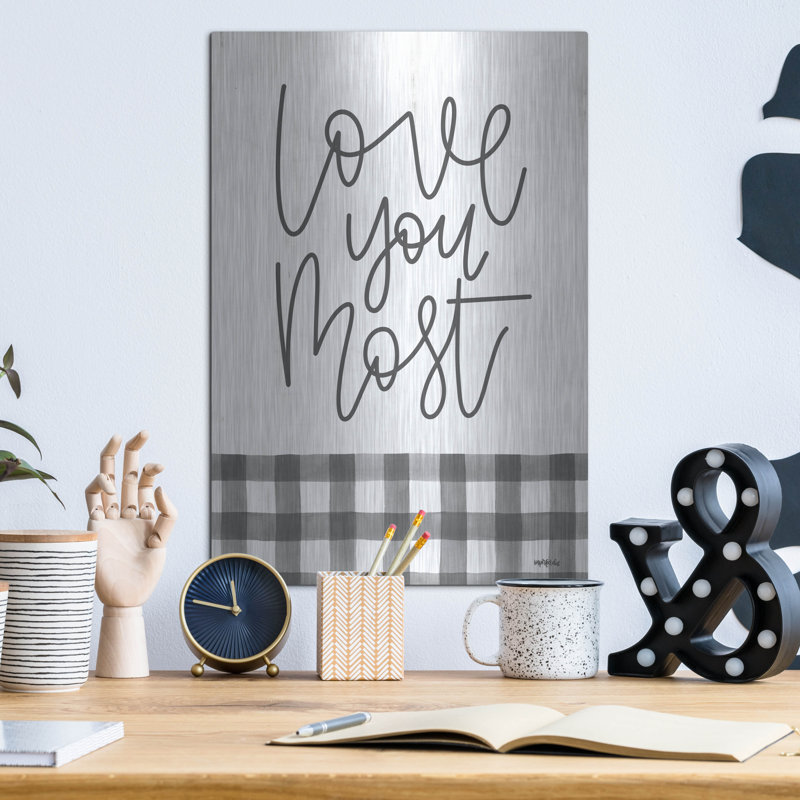 «Love You Most» par imperfect Dust, H 16 po x l 12 po