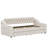 Twin Size Upholstered Daybed with Storage Armrests and USB Port-93672576