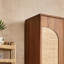 Simple And Retro Rattan Wardrobe