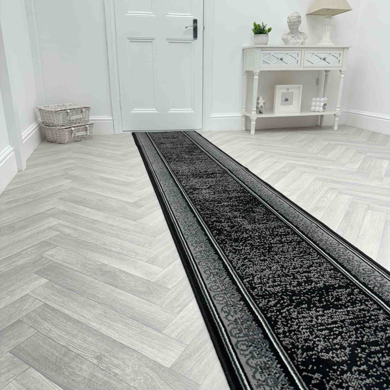 Runner Geometric Shapes Area Rug, Runner 60 x 240 cm