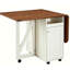 Table de salle à manger pliable, plateau de table à abattants extensible à deux côtés, système de rangement classifié multi-zones-913028795