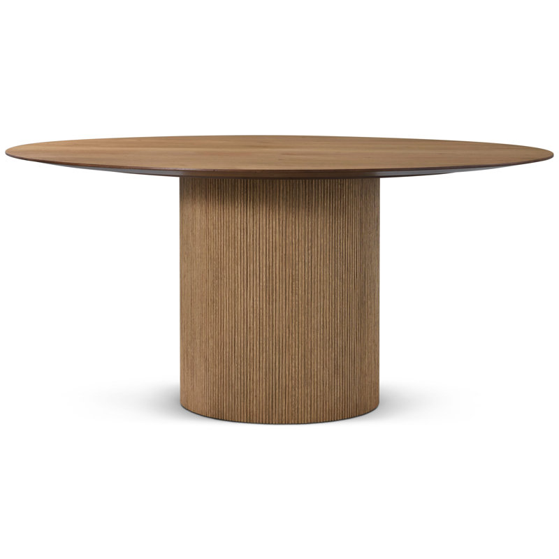 Vienna Dining Table, 30" H x 62.99" L x 62.99" W, Natural