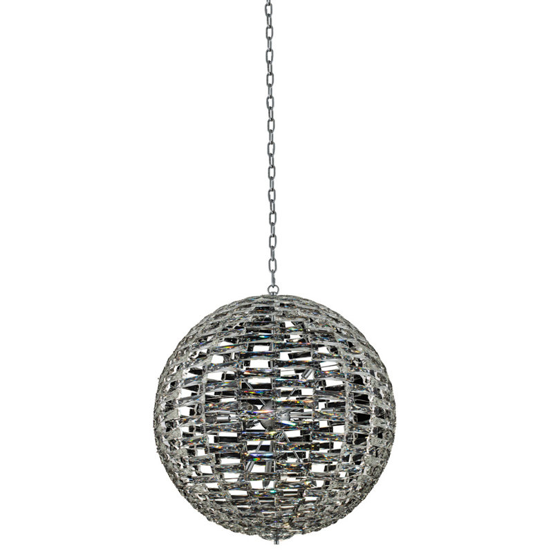 Lustre en chrome / transparent Alta 12 Alta