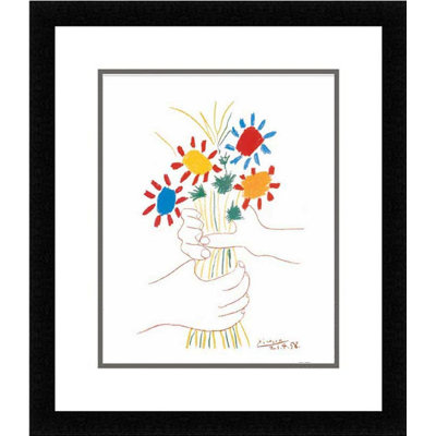 Petite Fleurs by Pablo Picasso Framed Painting Print