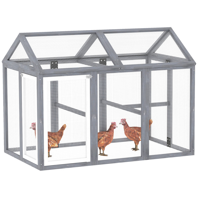 Chicken Coop with Roosting Bar For Up To 3 Chickens