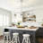  Levona 3 - Light 31"Wide Pendant Light for Kitchen Island (Nickel)-100709615