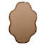 Miroir mural en bois massif Cloud-1397920081