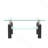 Rectangle Black Glass Coffee Table