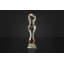 Polished Green Onyx Couple in Love Statue