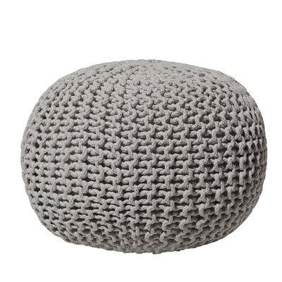 Arne 50cm Wide Round Pouf Ottoman