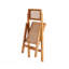 Ensemble de 2 chaises pliantes naturelles