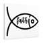 Faith Fish - Wrapped Canvas Print-783873256