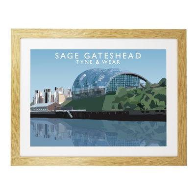 'Sage Gateshead 2' 1 Piece Wall Art