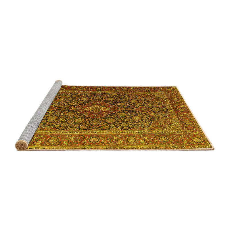 Alphonia Washable Oriental Indoor Rug, Square 3'